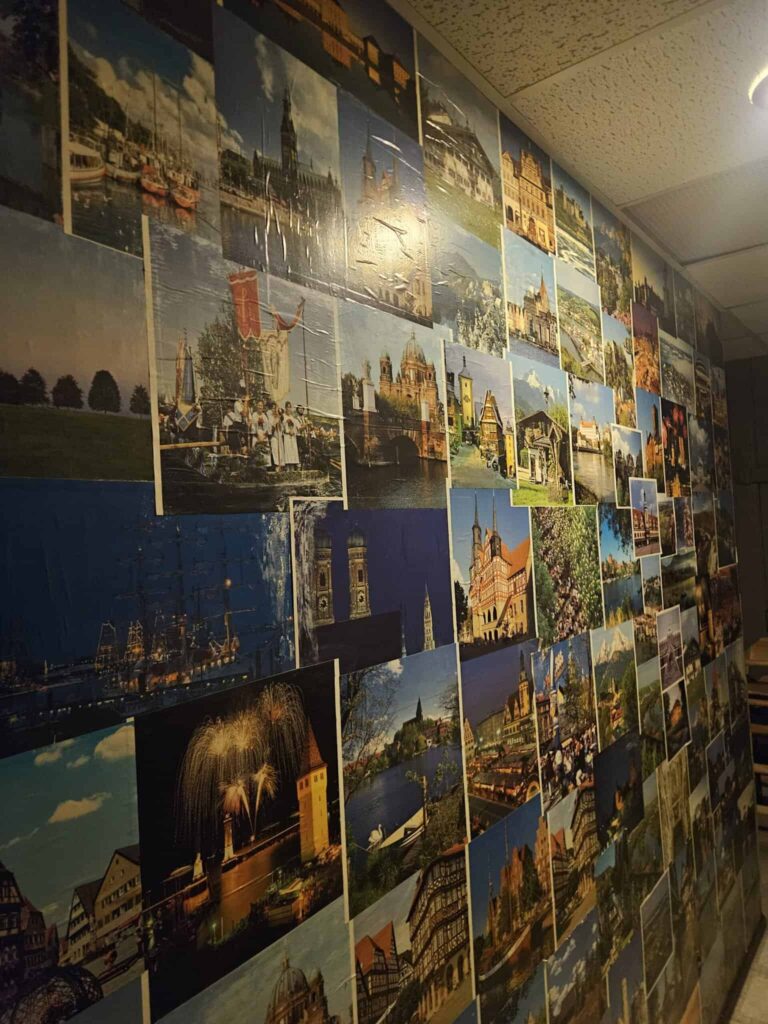 The Cabbage Roll memorabilia wall