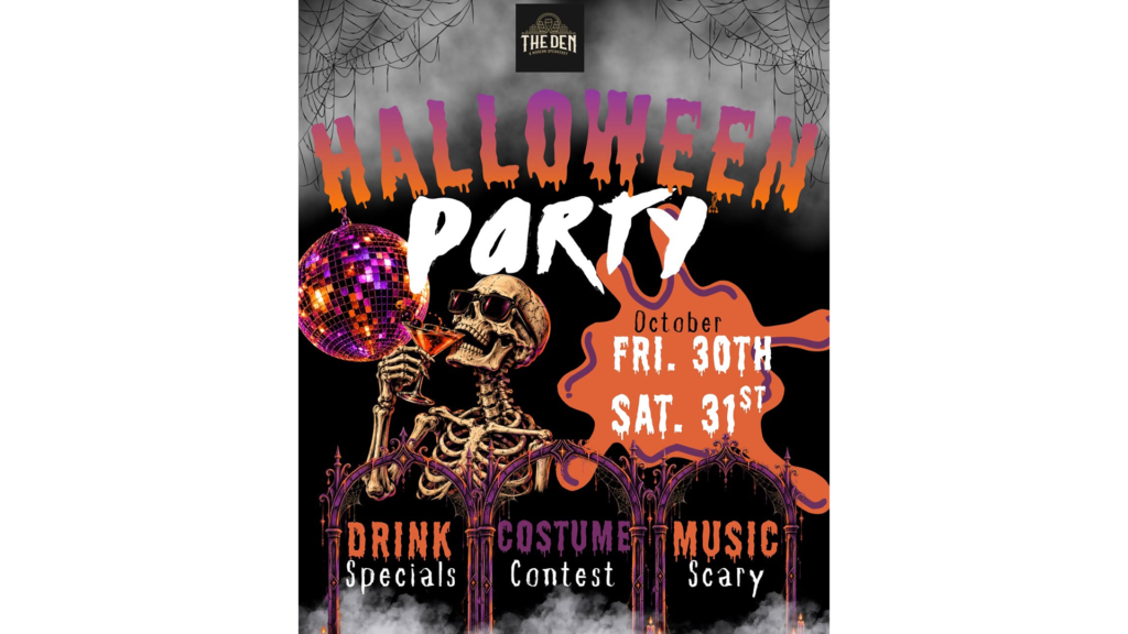 Halloween Weekend at Scream at 519 at The Den in Downtown St. Joseph on October 30 and 31, 2026.